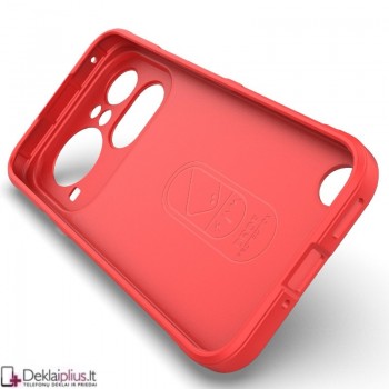 Magic Shield guminis dėklas - raudonas (Nothing Phone 4A Pro)